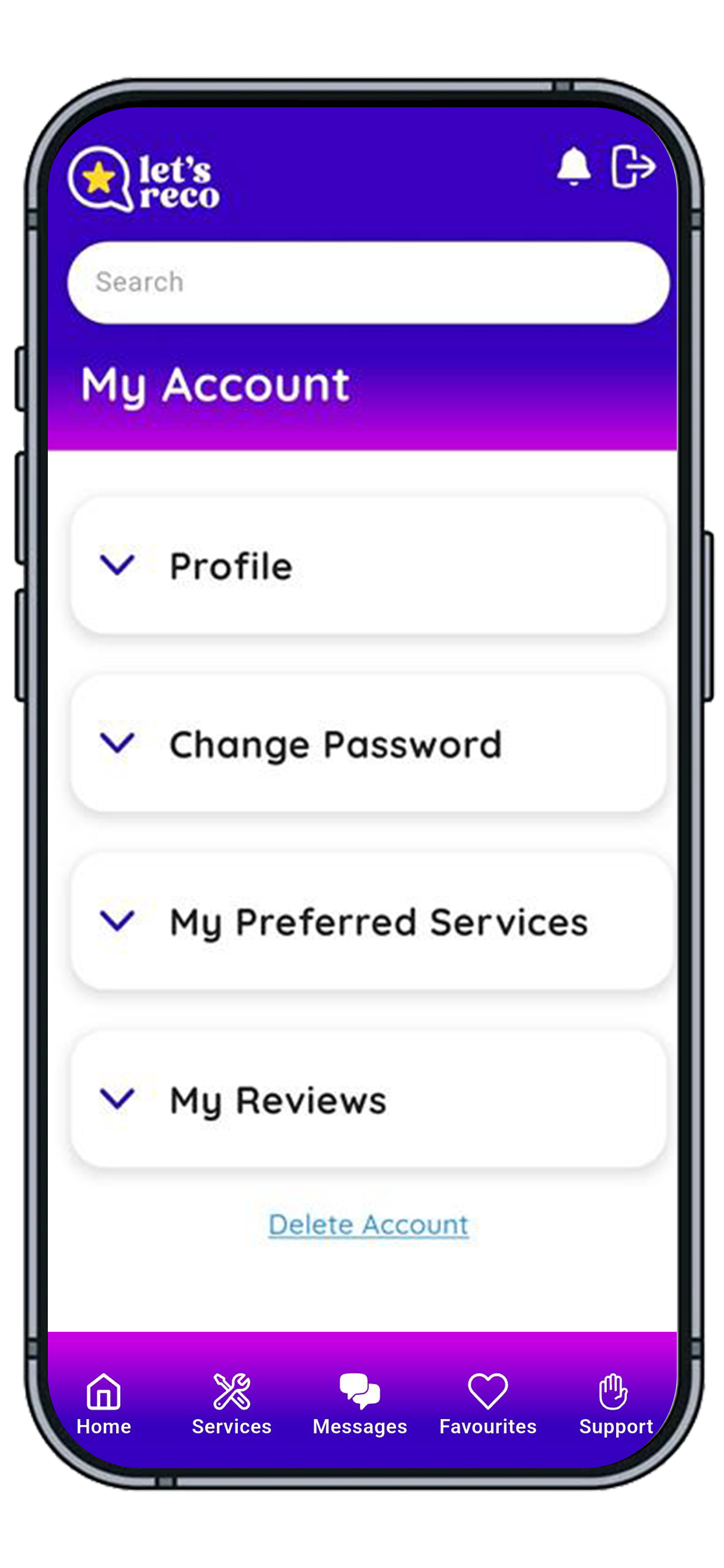 Let's Reco Customer App