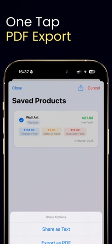 Expy Profit Calculator Screenshot 6 of 6