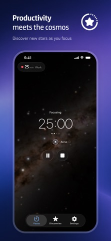 Starfocus – Pomodoro Timer Screenshot 1 of 5