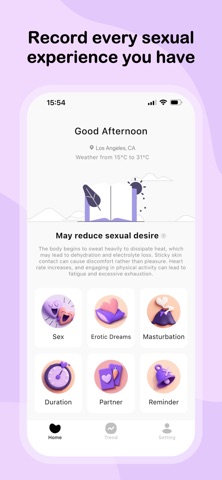 Intimate Diary+Sex Tracker Log Screenshot 1 of 5