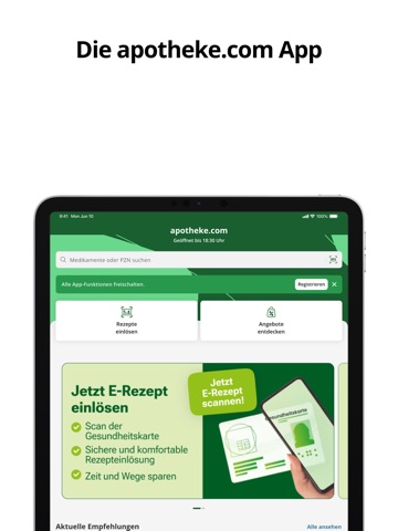apotheke.com iPad screenshot 2