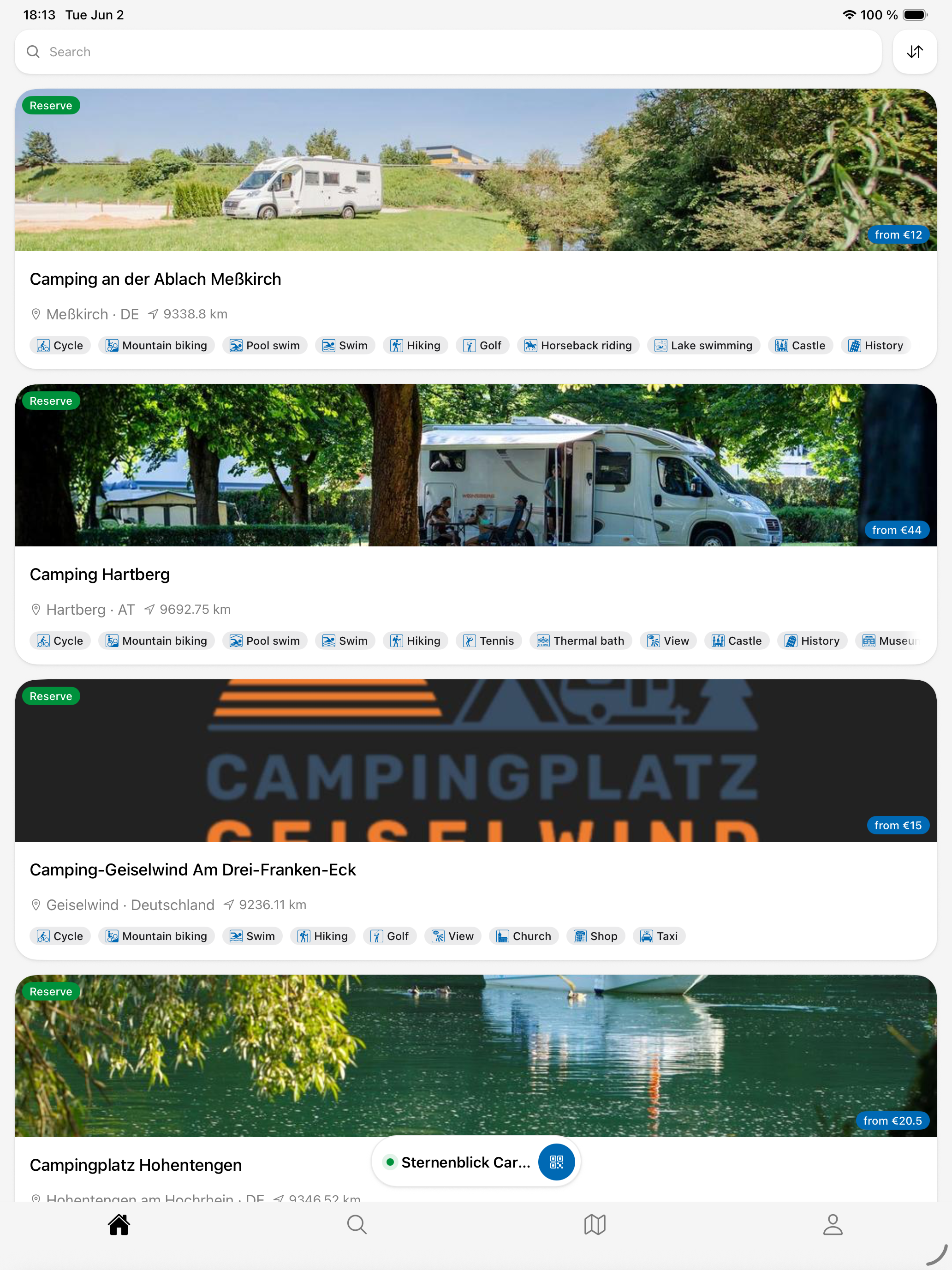 Camp24Checkin: Reservation