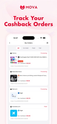 MOVA: More Cashback iPhone screenshot 4