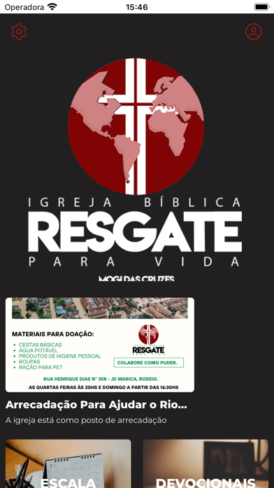 Screenshot #1 pour Igreja Resgate para Vida
