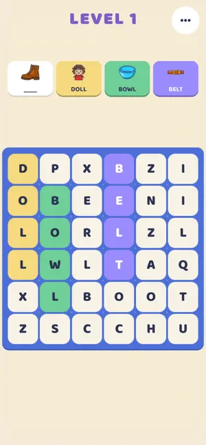 Hidden Words: English Vocab screenshot 1