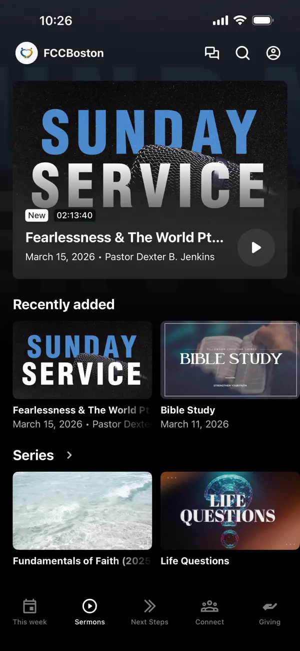 Screenshot #2 pour Fellowship Christian Church