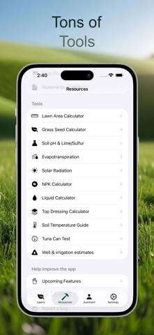 Lawn Care Journal screenshot