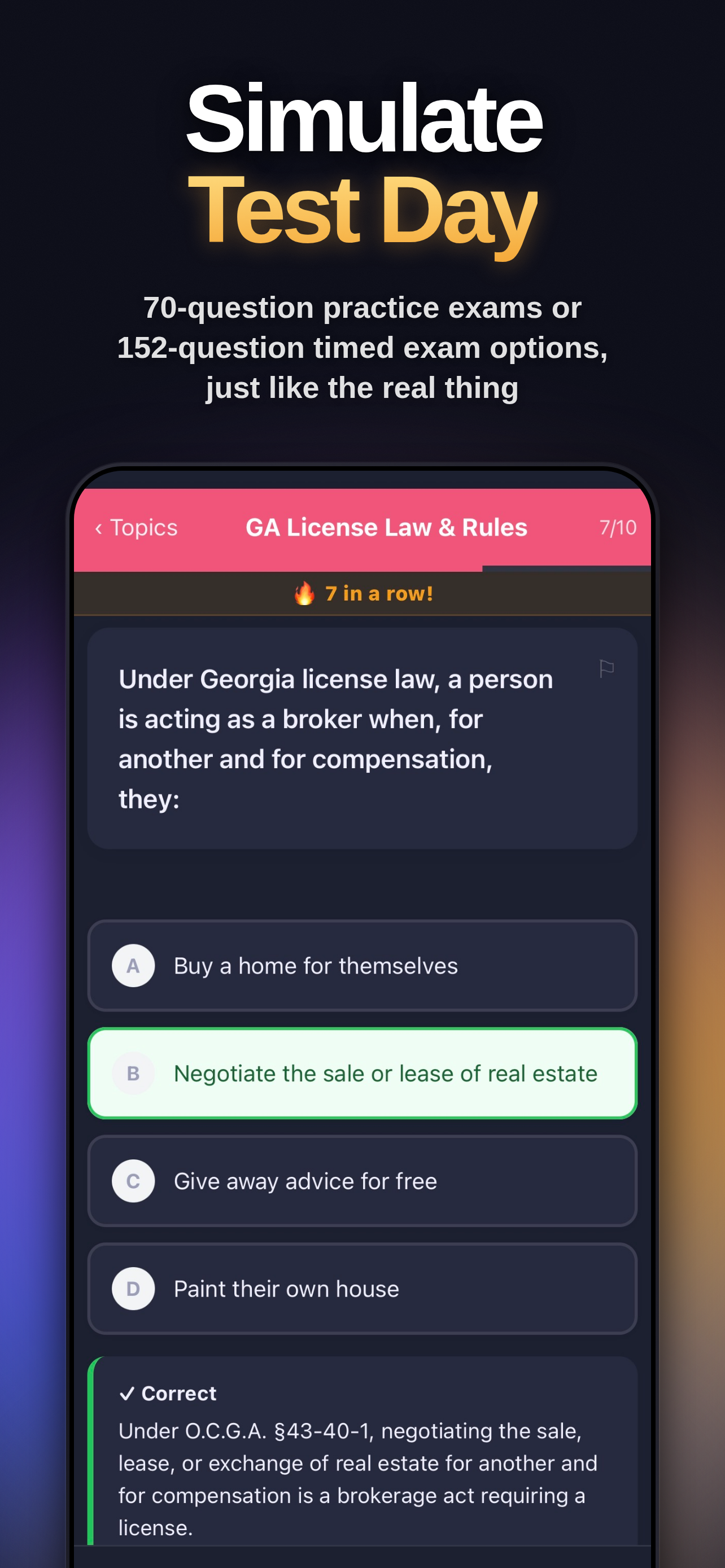 PeachPrep RE screenshot 3
