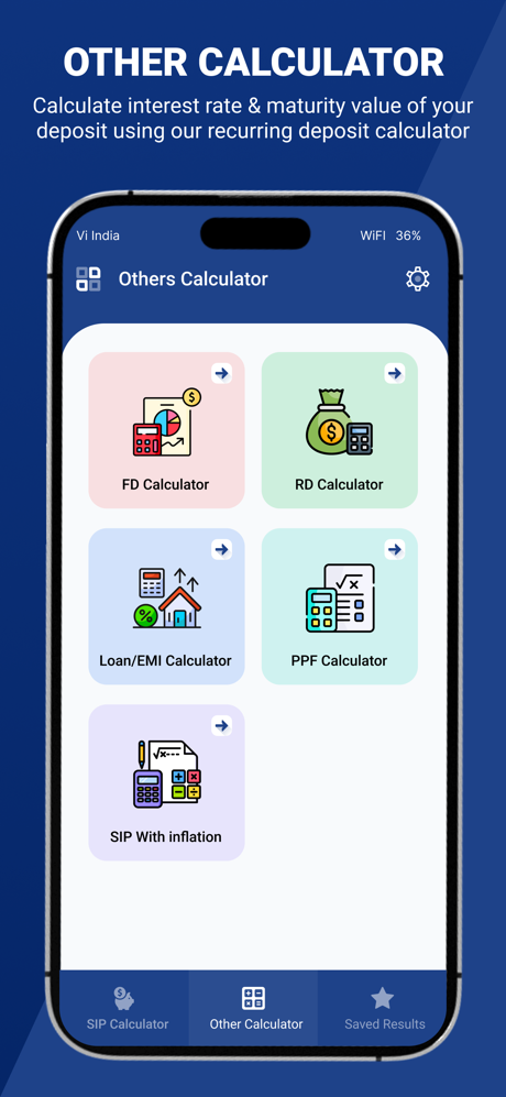 SIP Calculator - Loan EMI Tool screenshot 3