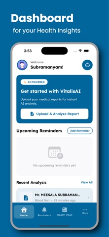 Vitalis AI screenshot