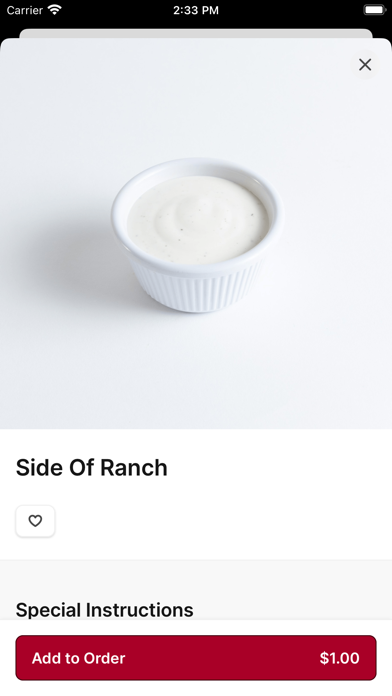 Ruszoni's Pizza iPhone screenshot 4 - Food & Drink app