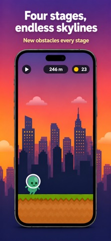 Bloop: Sky Run screenshot 4