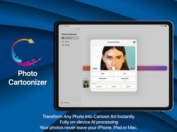 Photo Cartoonizer AI Art Maker iPad screenshot