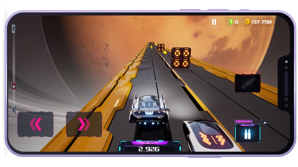 #5. Sci Fi Racer (iOS) 由: OFFLINE HUMAN STUDIOS PRIVATE LIMITED