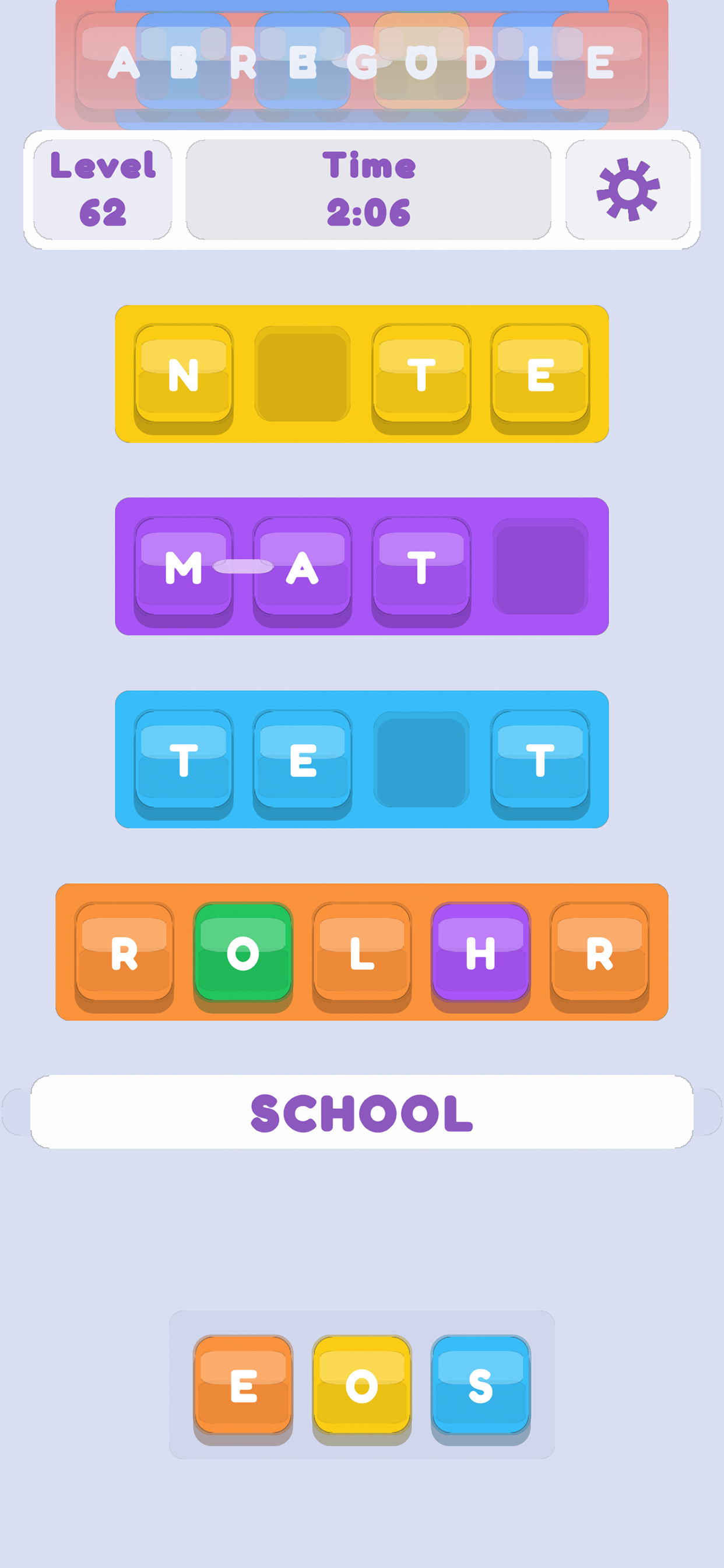Word Busters - Letter Sort