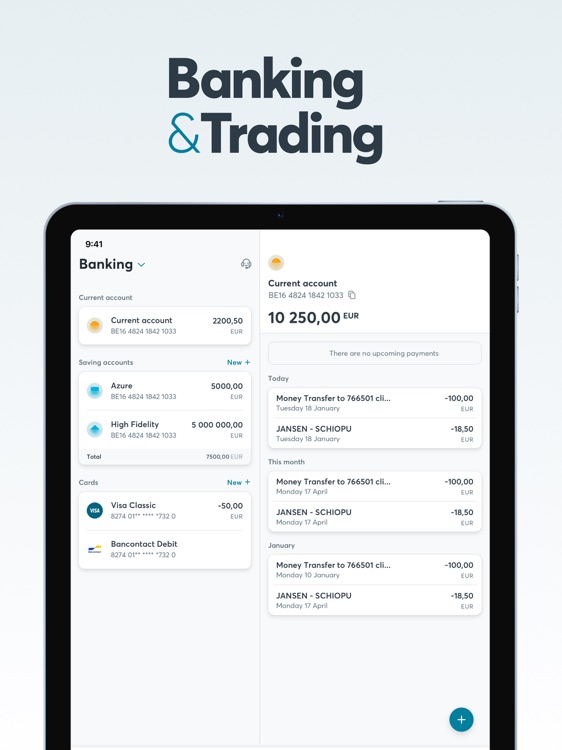 Keytrade Bank for iPad