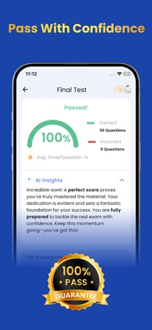 CDL Exam Prep 2026 with AI iPhone screenshot