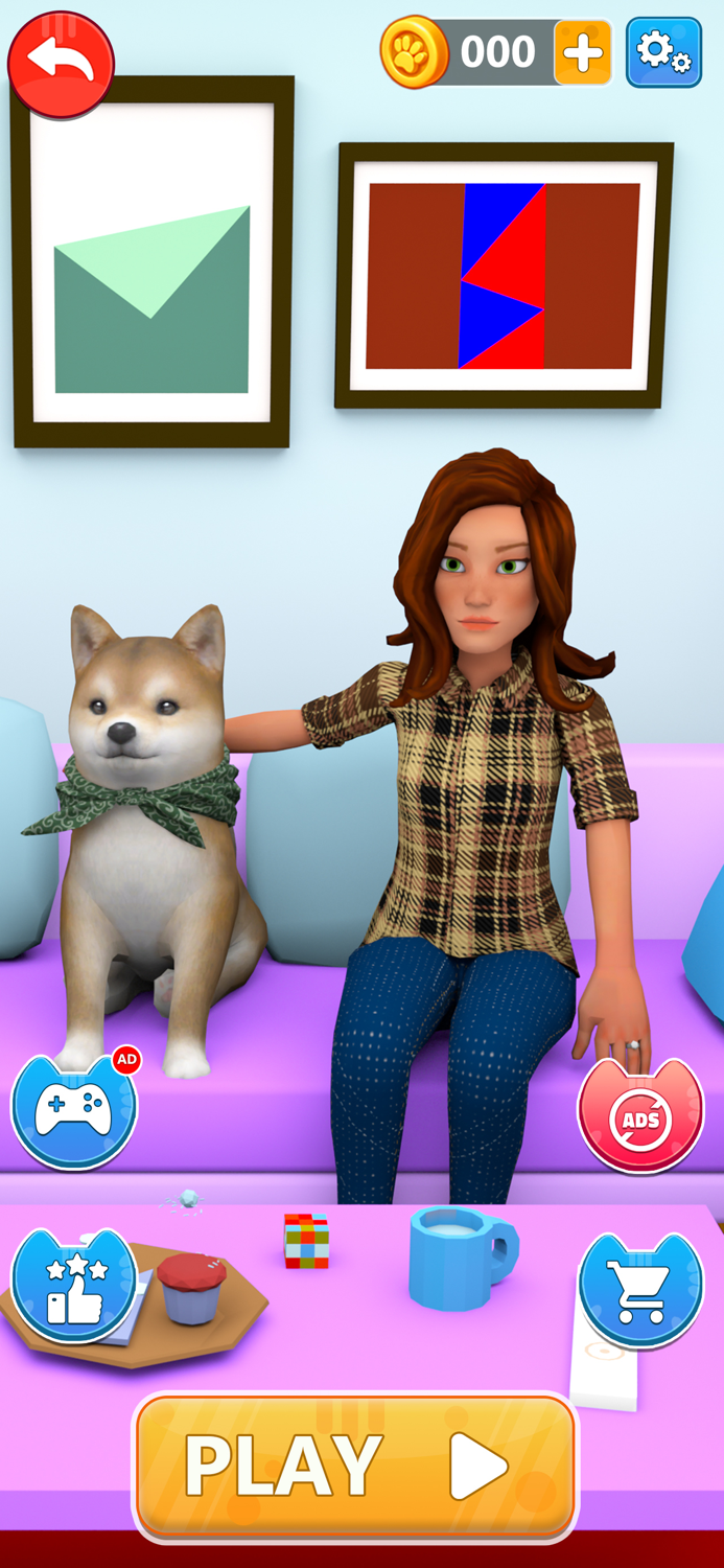Virtual Dog Choices Puppy Game