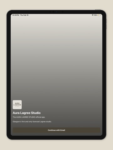 Aura Lagree Studio iPad screenshot