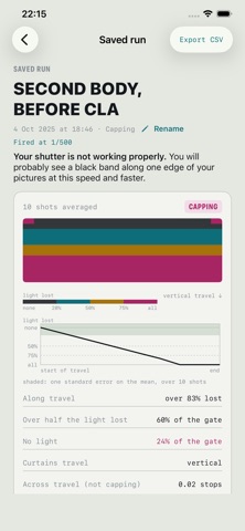 ShutterDoc: Shutter Speed Test screenshot 10