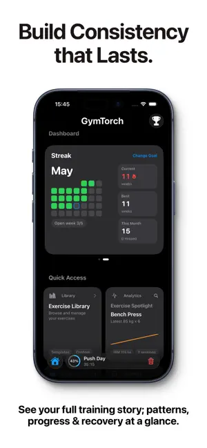 GymTorch: Workout Tracker screenshot 1