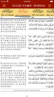 quran chinese translation iphone screenshot 4