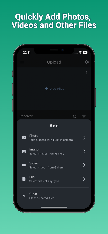 Upload Remote - Share via WiFi screenshot 4
