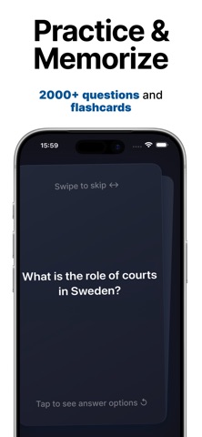 Swedish Citizenship Test‌ Screenshot 6 of 7