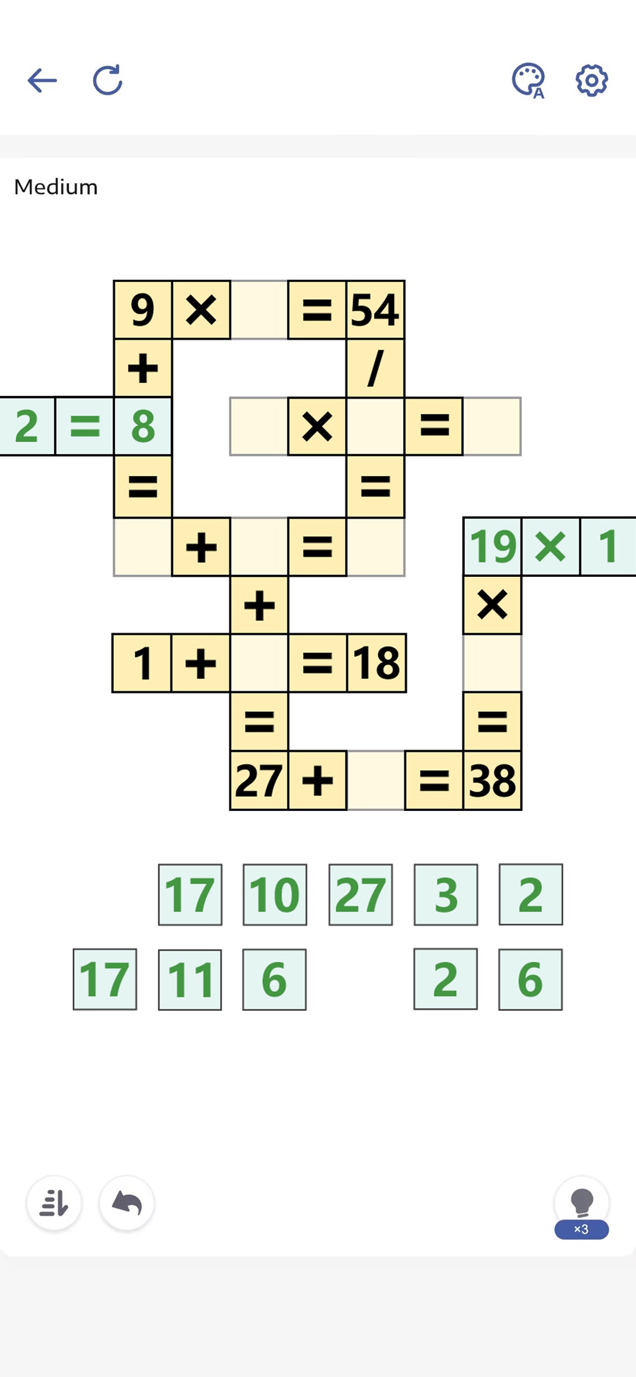 Math Puzzle Games - Crossmath® screenshot 2