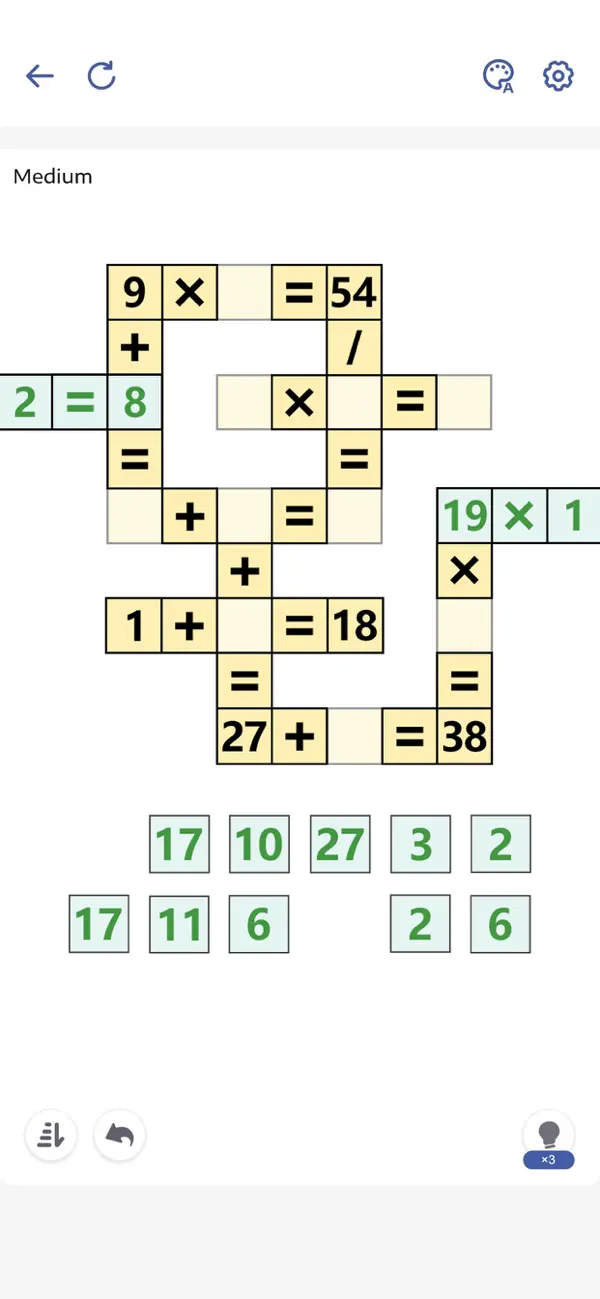 Mathe-Puzzlespiele: Cross Math, Screenshot 2