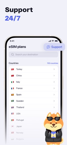 SimHub: eSIM Travel Data Screenshot 5 of 6