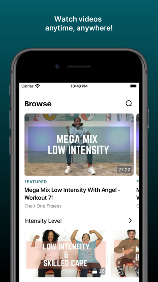 Chair One Fitness Workouts Screenshot