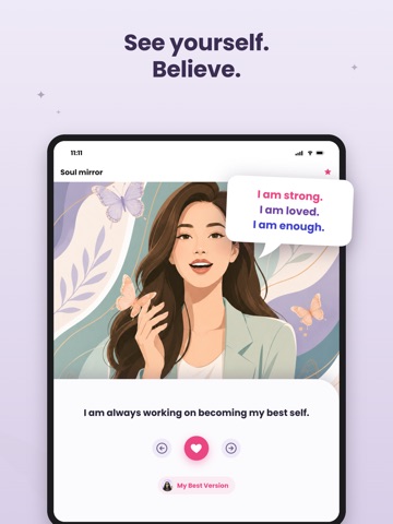 Believe: Daily Affirmations iPad screenshot