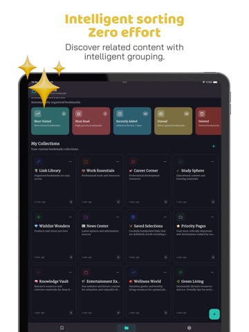 Kutu: Bookmark Manager iPad screenshot