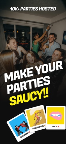 Party & Group Games: Saucy! iPhone screenshot