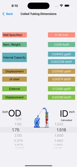 OilField Formulas IHandy Calc iPhone Ekran Görüntüsü 6