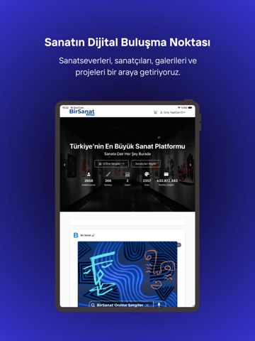 BirSanat iPad screenshot 1