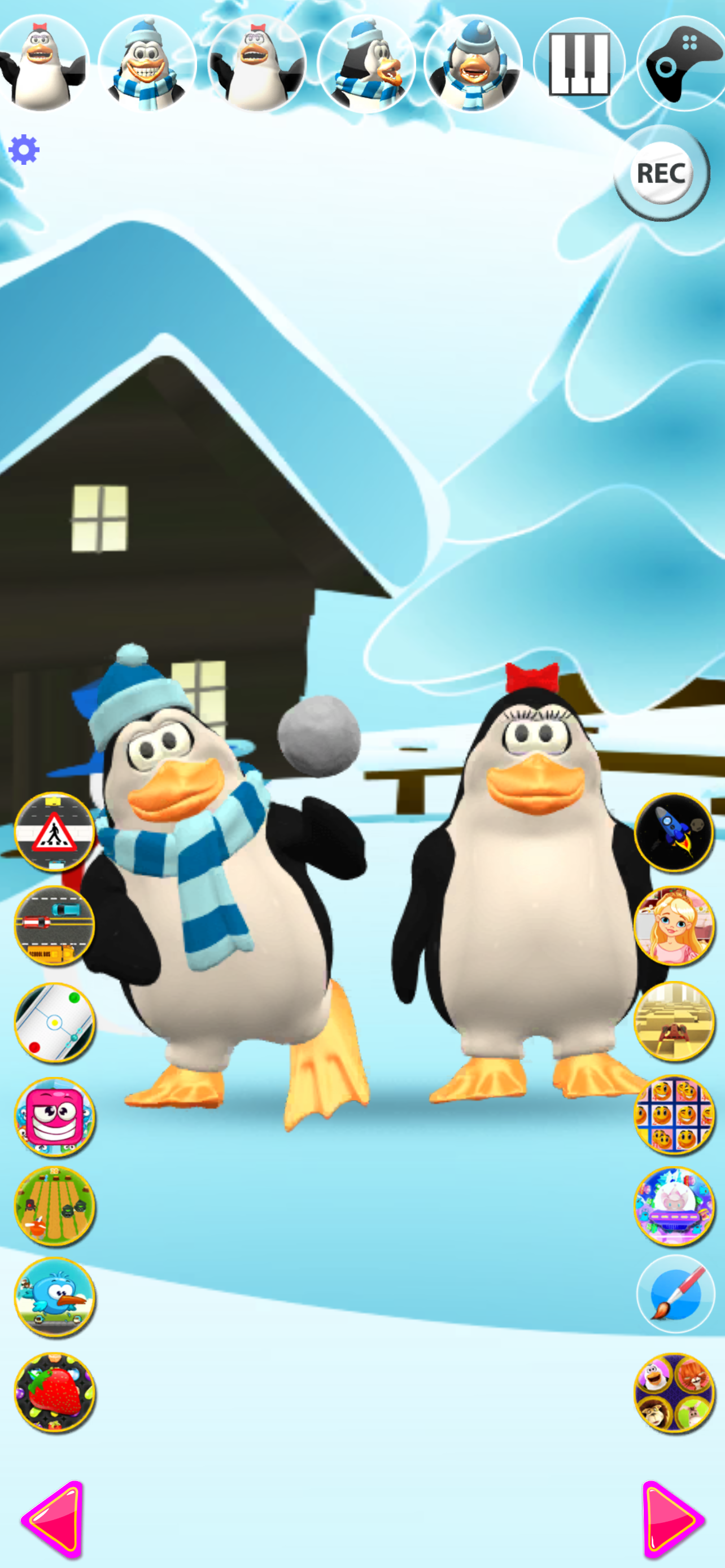 Talking Pengu & Penga Penguin