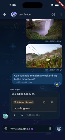 OctoChat – AI Live Translation screenshot