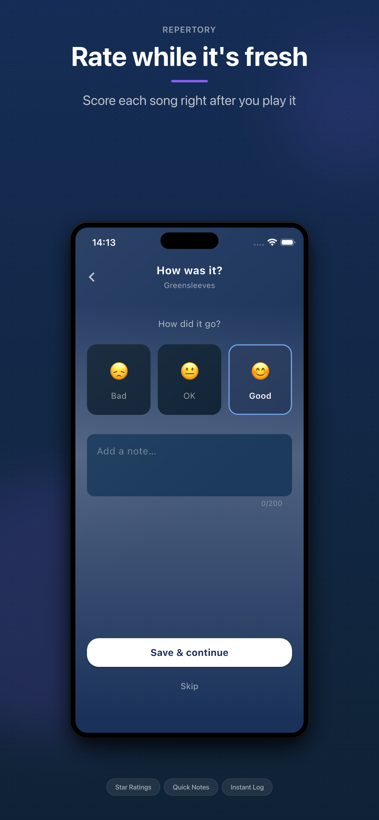 Repertory App screenshot 2