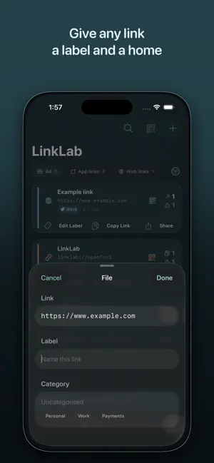 LinkLab: Save, Share & QR Code screenshot 2