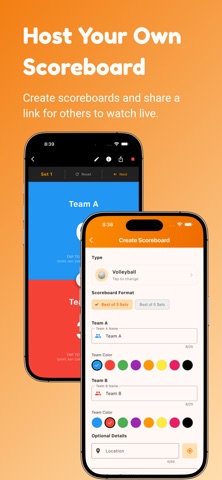 ScoreShare - Live Scorekeeping screenshot