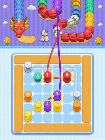 Wool Blast: Yarn Color Rescue iPad screenshot
