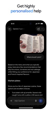 Google Gemini App Store preview screenshot 8