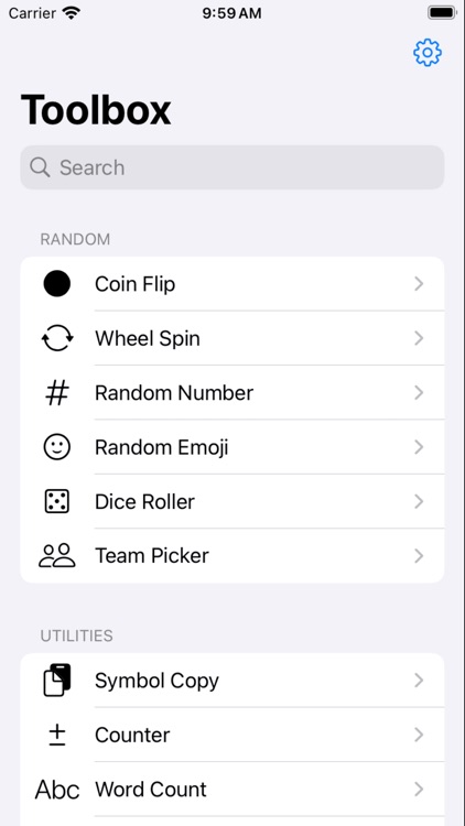 Toolbox: Simple Tools