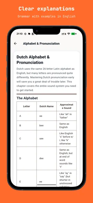 Nederlands: Full Dutch Grammar screenshot 2