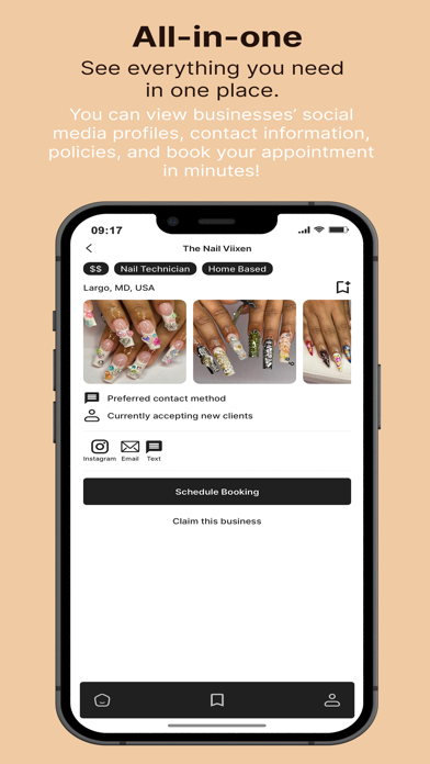 Black Book Beauty Appointments iPhone screenshot 8 - Lifestyle app