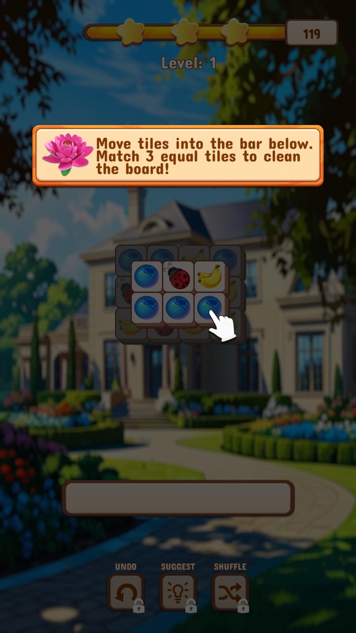 Lillys Garden Match 3 Tiles