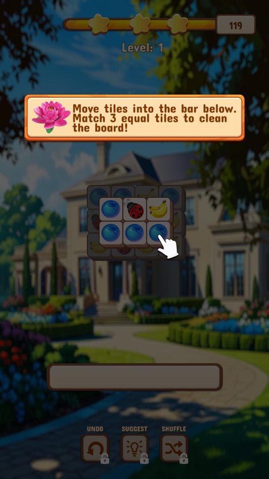 #5. Lilly's Garden: Match 3 Tiles (iOS) 由: Jurate Pasekaite