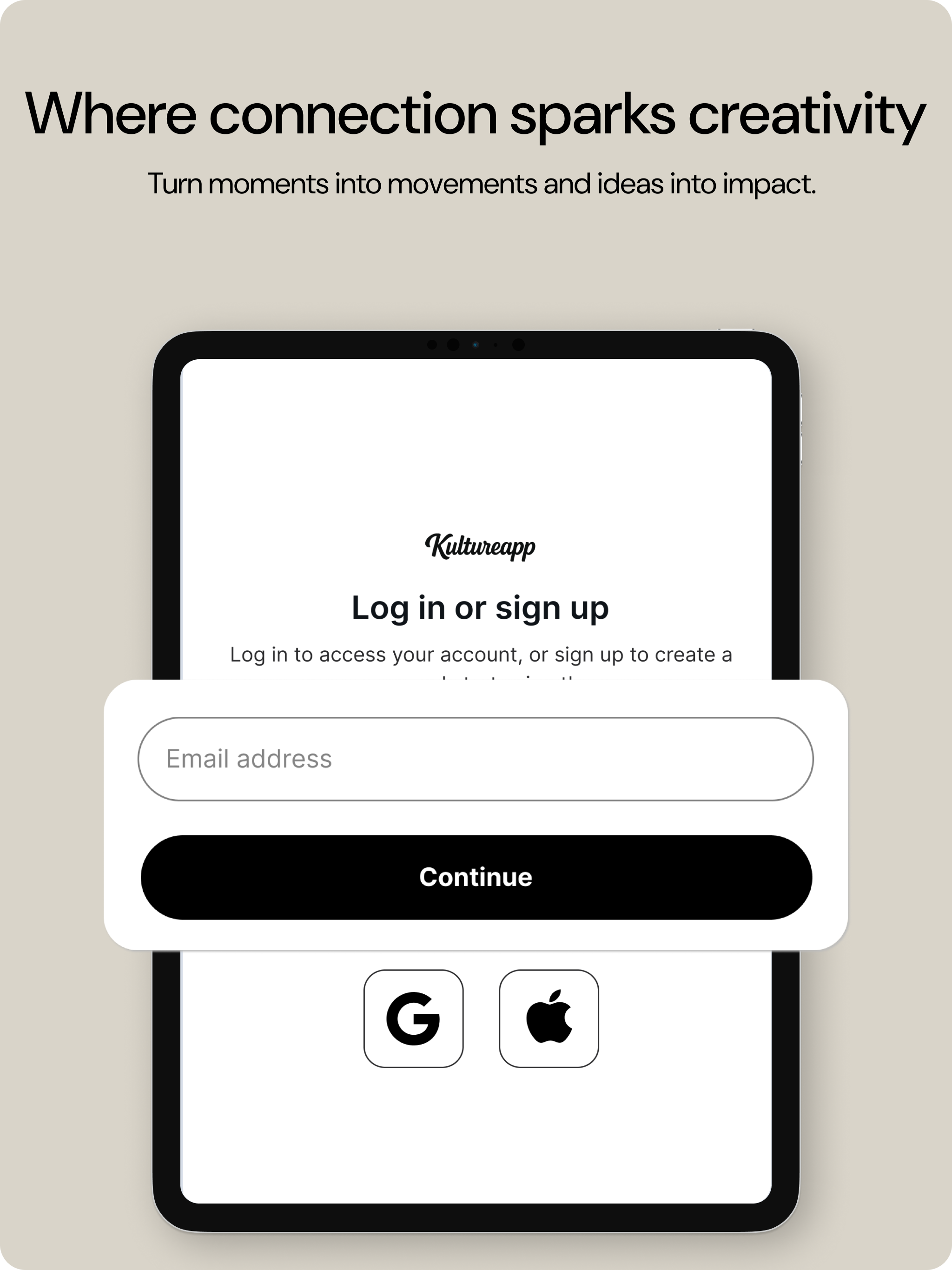 Kultureapp-Connect & Create